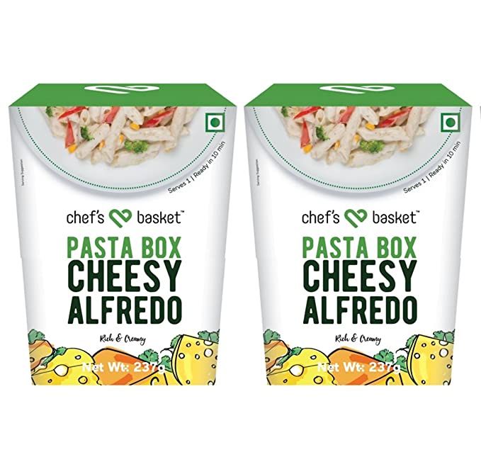 Chef's Basket Cheesy Alfredo Pasta Box, 2 X 237 g