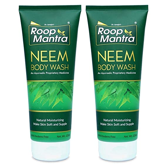 Roop Mantra Neem Body Wash 225ml, Pack of 2