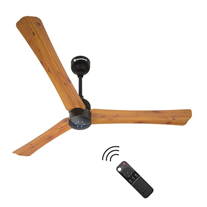 Atomberg Renesa+ 1200mm 28W BLDC Motor with Remote Energy Saving Ceiling Fan (Oak Wood)