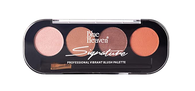 Blue Heaven Signature 4in1 Professional Blush Palette 01, Multicolor, 8 g