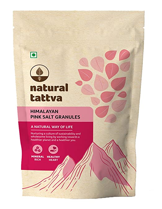 Organic Tattva Himalayan Pink Salt (Granules) - 500 gm Pouch