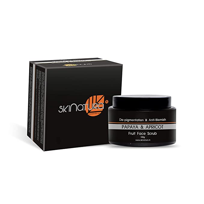 Skinatura Papaya & Apricot Fruit Facial Scrub 100g (100g (Pack of 1))