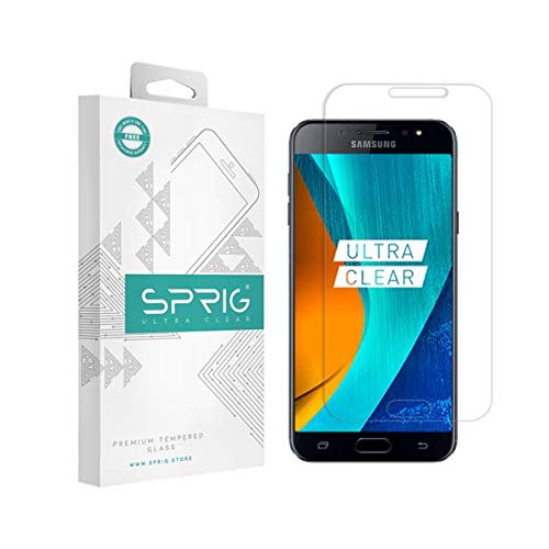 Sprig Transparent Tempered Glass Screen Protector for Samsung Galaxy J7 Plus