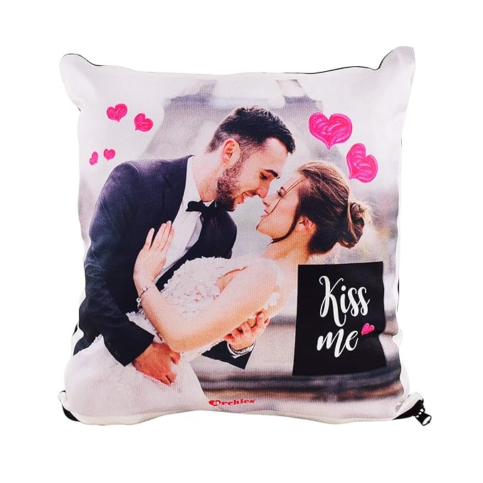 ARCHIES Love Cushion Set (30x30 CM) Gift for Girlfriend/Boyfriend/Couples/Husband, Wife on Valentine's Day, Anniversary, Birthday VALCUS16