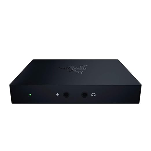 Razer Ripsaw HD 1080p Game Capture in 60FPS - Ultra-Low Latency Stream Over USB 3.0 - Professional-Grade Second Audio Mix-in - Game Stream and Capture Card for PC, PlayStation, Xbox, and Switch