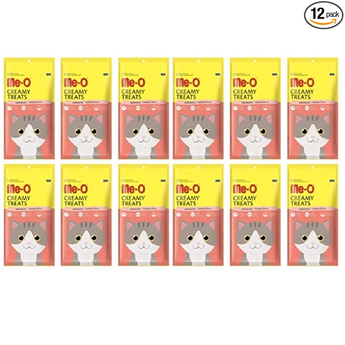 MeO Creamy Treats - Pack of 12 (Salmon)