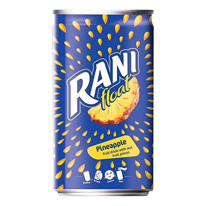 Rani Float - Pineapple - Can - Pack of 6 X 180 ml