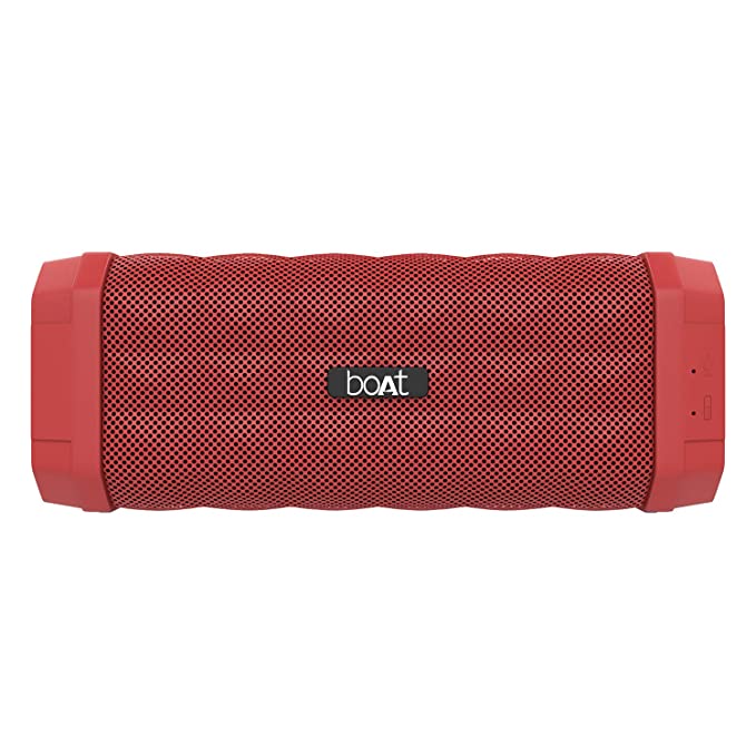 boAt Stone 650 10W Bluetooth Speaker with Upto 7 Hours Playback, IPX5 and Integrated Controls (Red)
