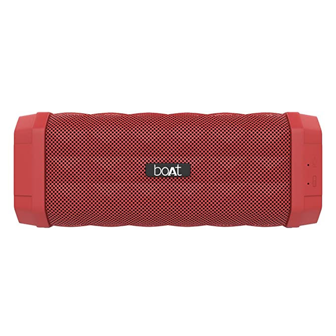 boAt Stone 650 10W Bluetooth Speaker with Upto 7 Hours Playback, IPX5 and Integrated Controls (Red)