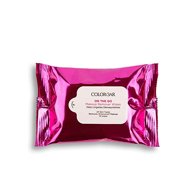 [Apply Coupon] - Colorbar Cosmetics On The Go Makeup Remover Wipes (10 Pieces)