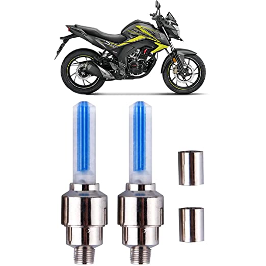 Kandid Bike Tyre Light for Honda Cb Hornet 160 (White & Orange)