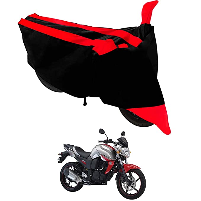 Kandid Water Resistant Bike Cover Yamaha Fz-S (Black & Red)