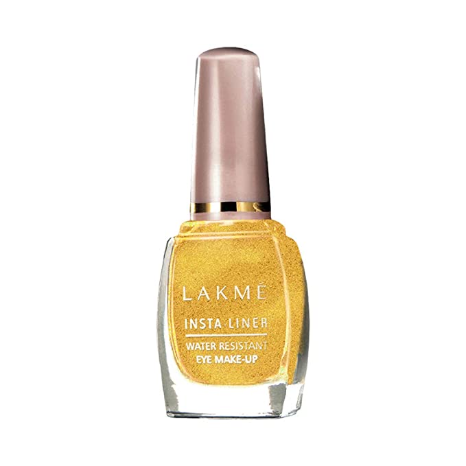 Lakme Insta Eye Liner, Golden, 9 ml