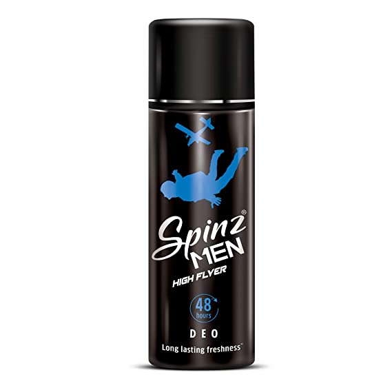 Spinz High Flyer Deodorant Body Spray for Men, 150 ml