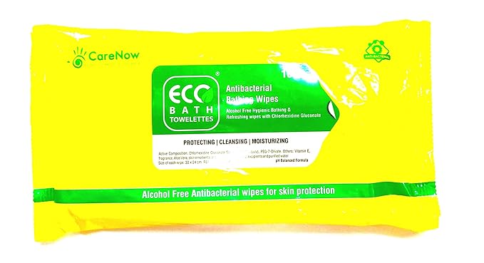 [Apply Coupon] - ECO BATH TOWELETTES Antibacterial Bathing Wipes