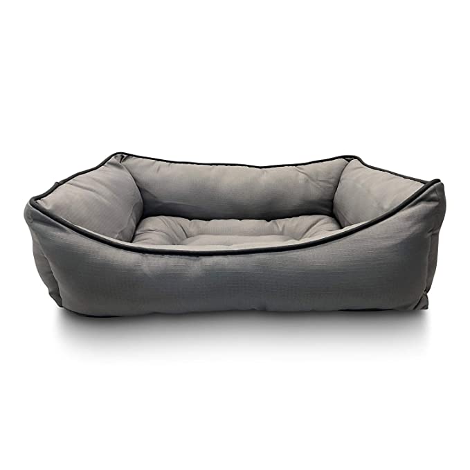 [Apply Coupon] - KOZI PET Store Super Snoozer Waterproof Soft and Light Dog/Cat Sofa Style Bed (Grey)- Medium