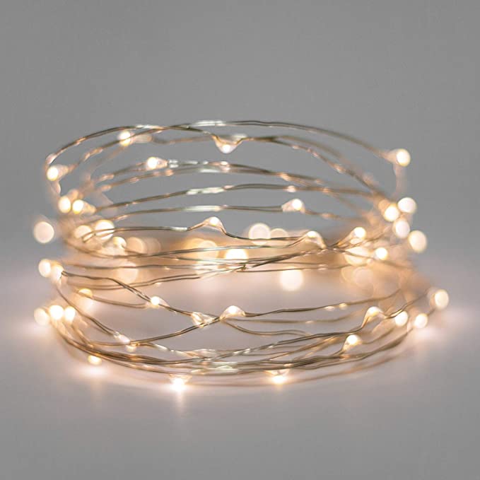 AtneP 30LED 3M Silver Lights Wire USB for Home Decoration