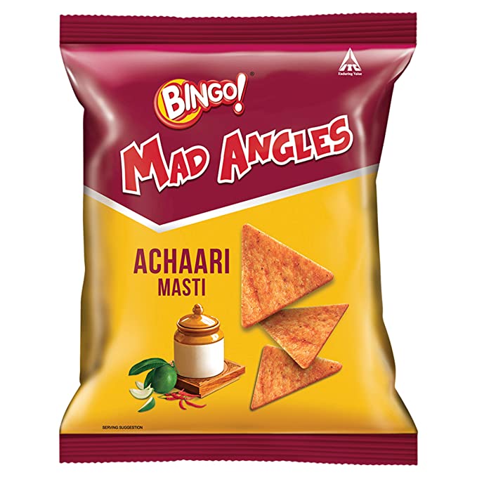 Bingo! Mad Angles  -  Achaari Masti, 130g Pack