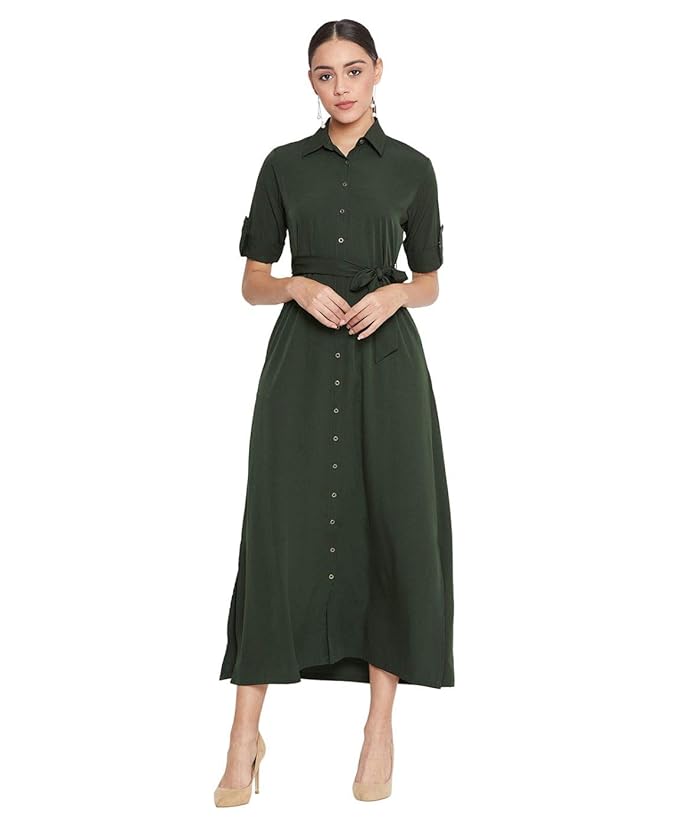 [Size: M] - Uptownie Lite Women's Shirt Maxi Dress