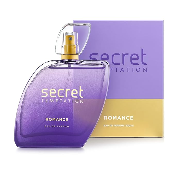 Secret Temptation Romance Eau De Parfum for Women, 50ml | Premium Long Lasting Perfume|Luxury Everyday Wear Fragrance Gift for Her