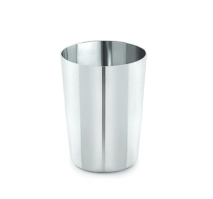 Neelam Stainless Steel 7, 22 Gauge PRM Glass, 300 ml, Elegant and Durable Drinking Glass for Water, Juices, and Beverages, Ideal for Daily Use, Parties, Easy to Clean, Sliver