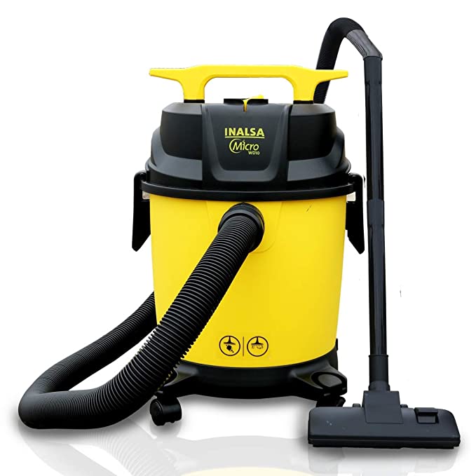 INALSA Wet and Dry Vacuum Cleaner for Home,10 LTR Capacity,1200 W, 17 kPa Suction, Blower Function, HEPA Filter, Wet Vacuum Cleaner for Sofa, House Cleaning Machine,Vaccine Cleaner for Home(WD 10)