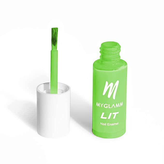 [Apply Coupon] - MyGlamm LIT Nail Enamel-Fomo-7ml