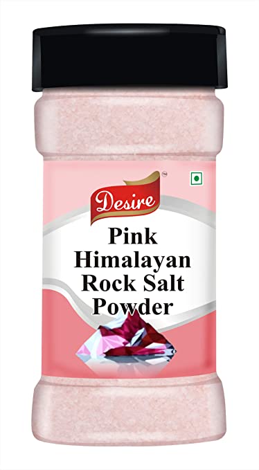 Dunhill Desire Foods Pink Himalayan Rock Salt Powder, 200 g (All Natural Full of Minerals)