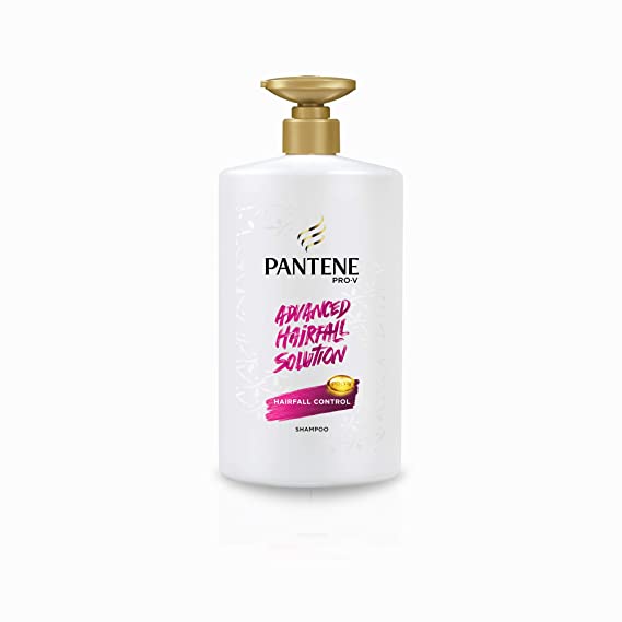 Pantene Hair Fall Control Shampoo for Weak, Dry and Frizzy Hair, With Pro V + Vitamin B, 1 Ltr