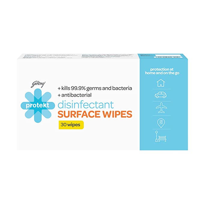 Godrej Protekt Disinfectant Surface wipes