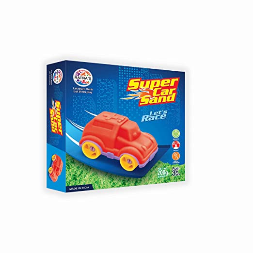 ratna's Premium Quality Super car Sand for Kids Make Sand car and Move it