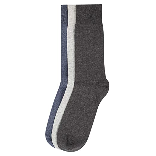 STOP by Shoppers Stop Men's Solid Crew Socks - Pack of 3