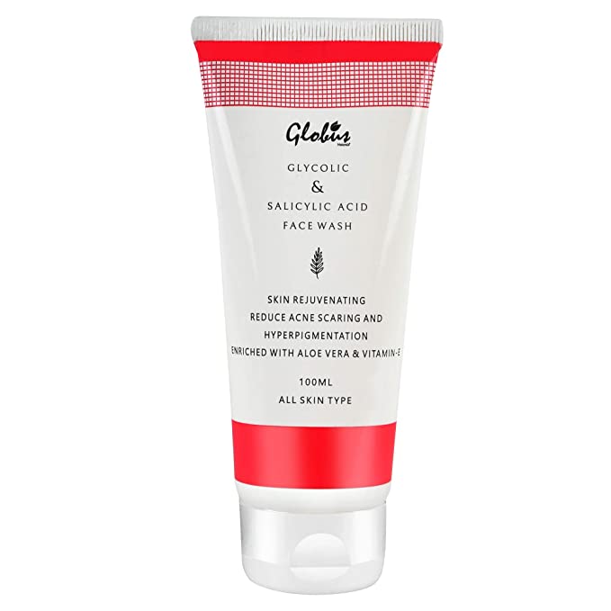 [Apply Coupon] - Globus Naturals Pimple Clear Glycolic & Salicylic Acid Face Wash (100ml)