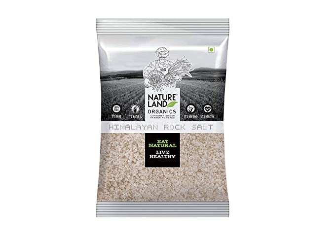 Natureland Organics Himalayan Pink Rock Salt 500 Gm - Organic Rock Salt