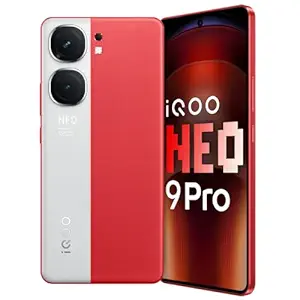 iQOO Neo9 Pro 5G (Fiery Red, 8GB RAM, 256GB Storage) | Snapdragon 8 Gen 2 Processor | Supercomputing Chip Q1 | Flagship Level Sony IMX920 Camera