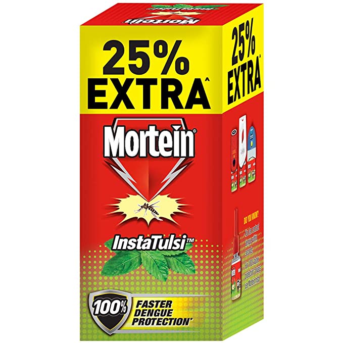 Mortein Insta Refill, Tulsi + 25% Extra