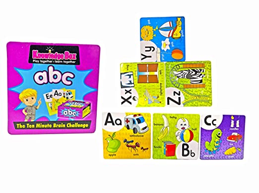 Popsugar Alphabets and Words Flash Cards Memory Game