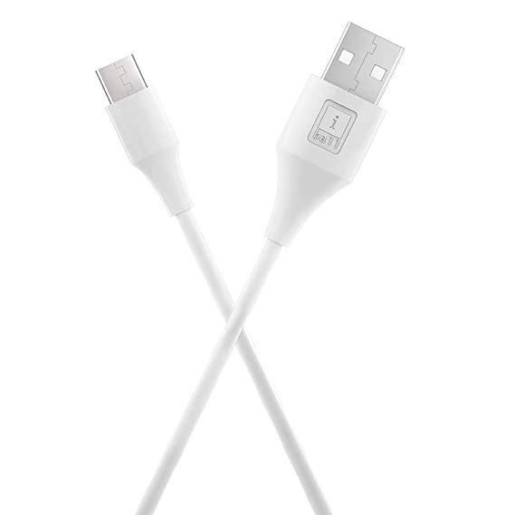 iBall IB-Type-C 1.2M USB Charge & Data Sync 1.2 Meter Long Fast Charging Cable (White)