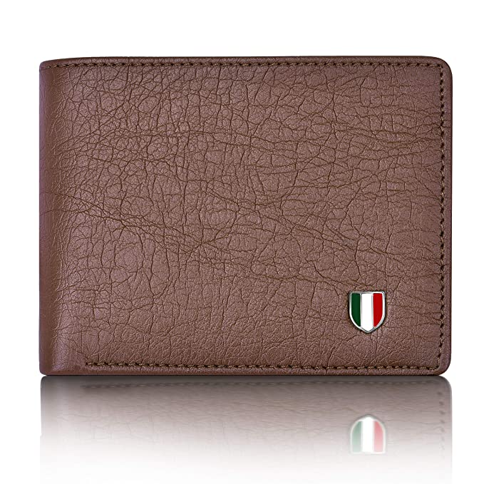 GIOVANNY Brown Faux Leather Men's Wallet (GVN-BRWLHAR01)