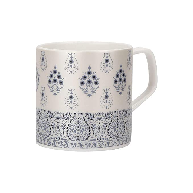 Ivy Printed Mug - Blue