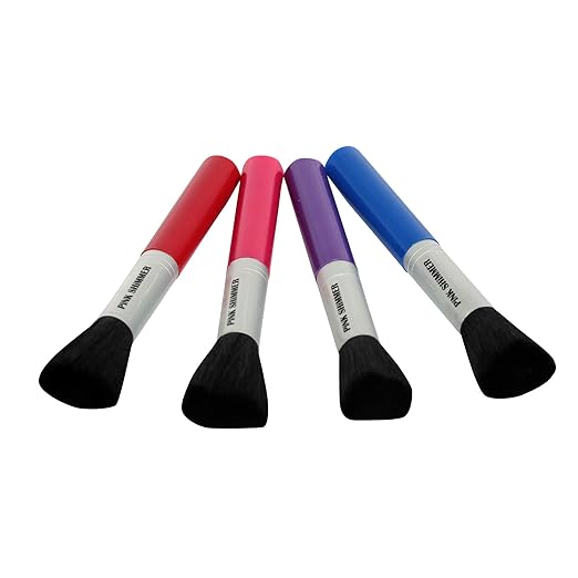 Pink Shimmer Foundation Makeup Brush - Pack of 1 Brush