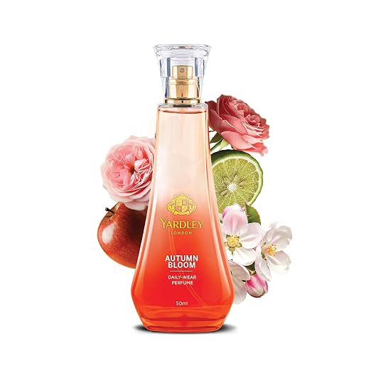 Yardley London Autumn Bloom Perfume| Floral Fruity Scent| 90% Naturally Derived| Plumeria & Orange Peony Perfume For Women| 50Ml - Spray