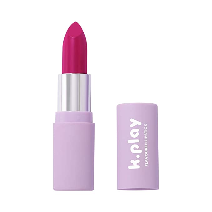 MyGlamm K.Play Flavoured Lipstick (Berry Blast), 4.54 g - Moisturizing & Vegan