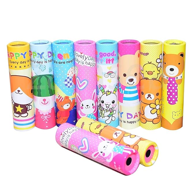 Vibgyor Vibes&Trade; Educational Learning Classic Toy Kaleidoscope - Pack of 6, Random Print Will be Sent