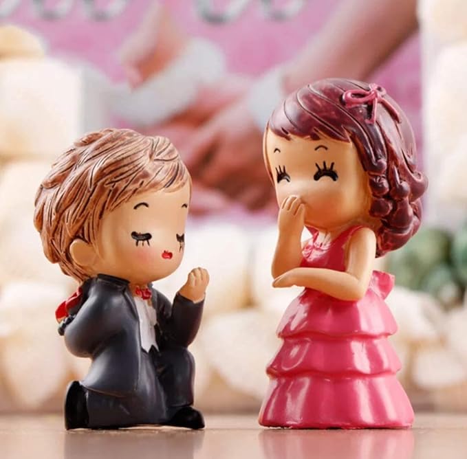 Chocozone Love Miniatures I Love You Gifts for Girlfriend Proposal Gift Valentine Gift for Girlfriend Decoration Piece ( 1 Set) Multicolor