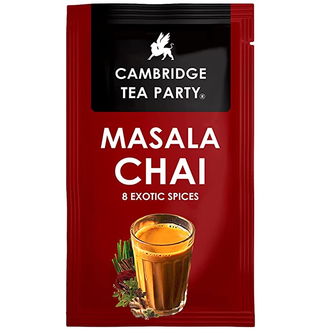 Cambridge Tea Party 8 Spices Masala Chai Patti Tea Powder CTC, 100g