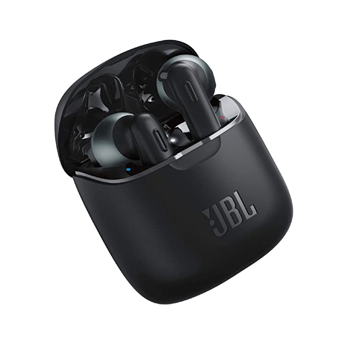 JBL Tune 220TWS True Wireless in-Ear Headphones with 19 Hours Playtime, Stereo Calls & Bluetooth 5.0 (Black)