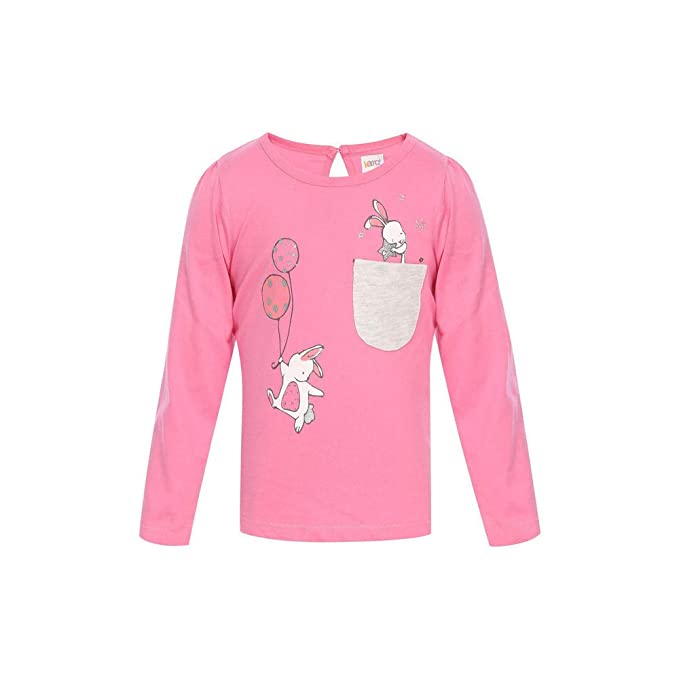 [Size: 3 Months-6 Months] - Karrot by Shoppers Stop Girls Round Neck Printed Tee (205675007-P)