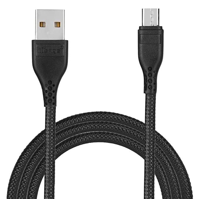 Hitage W531 Quick Charge & Data Sync USB Cable for All Android Devices Which Have Micro USB Port (1.2 Mter Black)