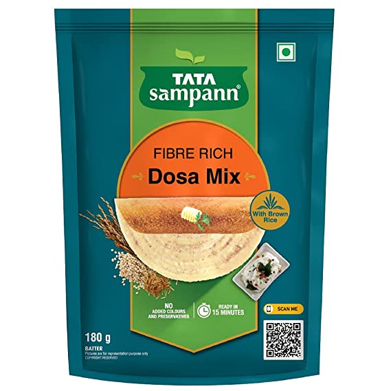 Tata Sampann Fibre Rich Dosa Mix 180g